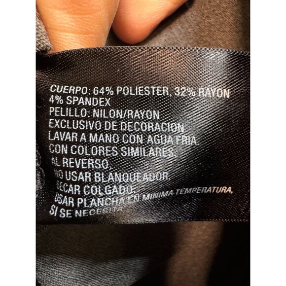 East 5th Womens A-Line Skirt Size 12 Black Gray Floral Whimsigoth Chic Boho - Picture 3 of 12